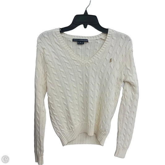 Sweater By Ralph Lauren In Cream, Size: Xl