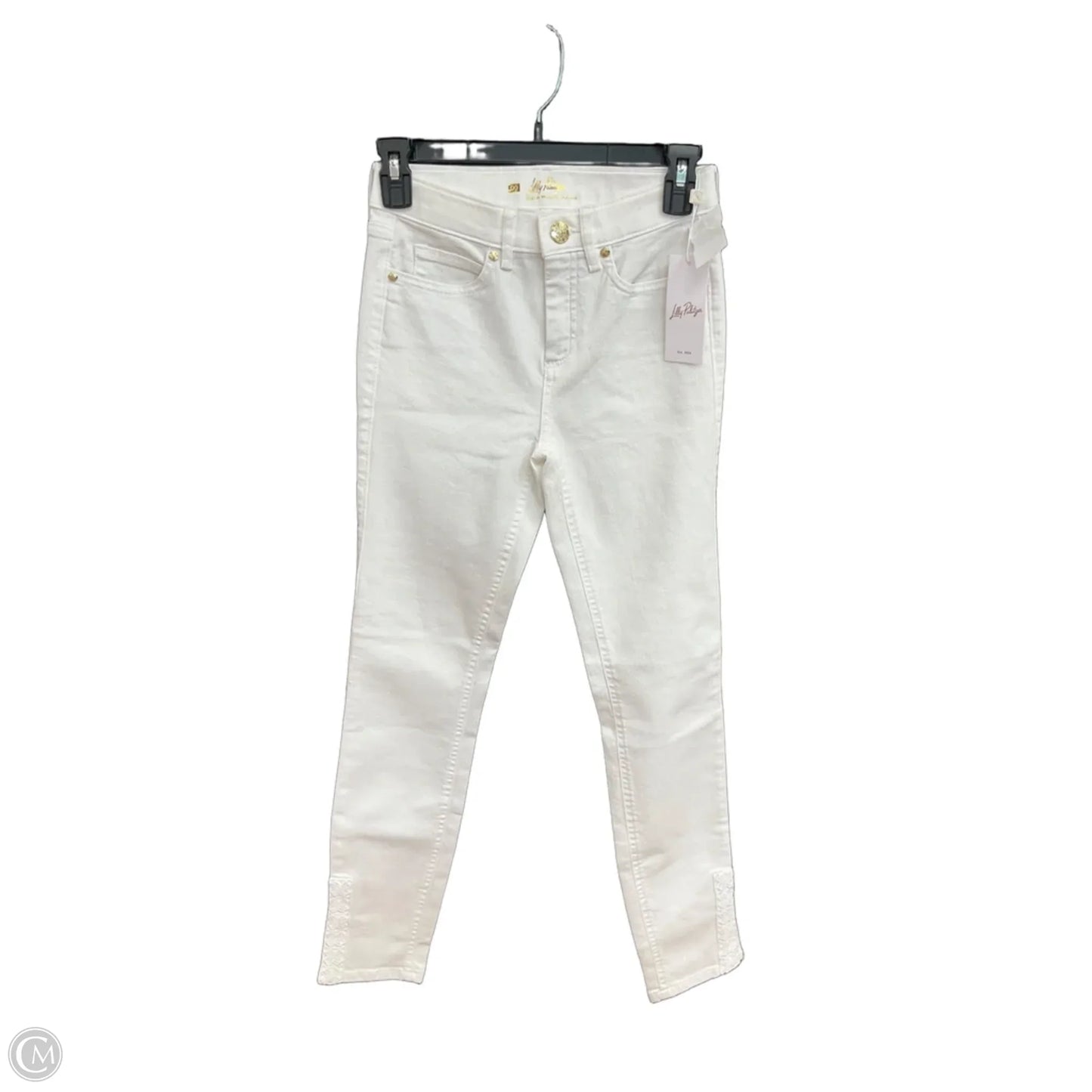 Pants Designer By Lilly Pulitzer In White, Size: 0