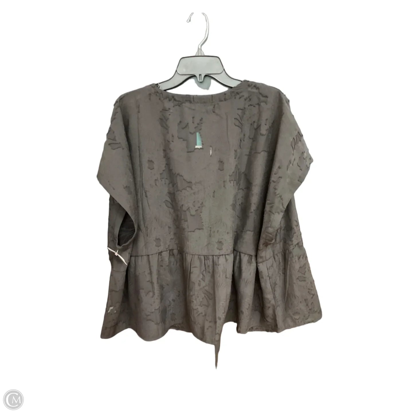 Top Short Sleeve By Studio Y In Black, Size: 3x