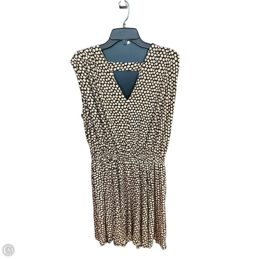 Dress Casual Midi By Banana Republic In Polkadot Pattern, Size: L