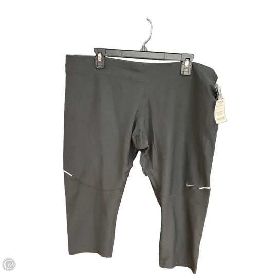 Athletic Leggings By Nike In Black, Size: 2x