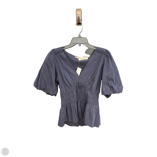 Top Long Sleeve By Loft In Blue, Size: M