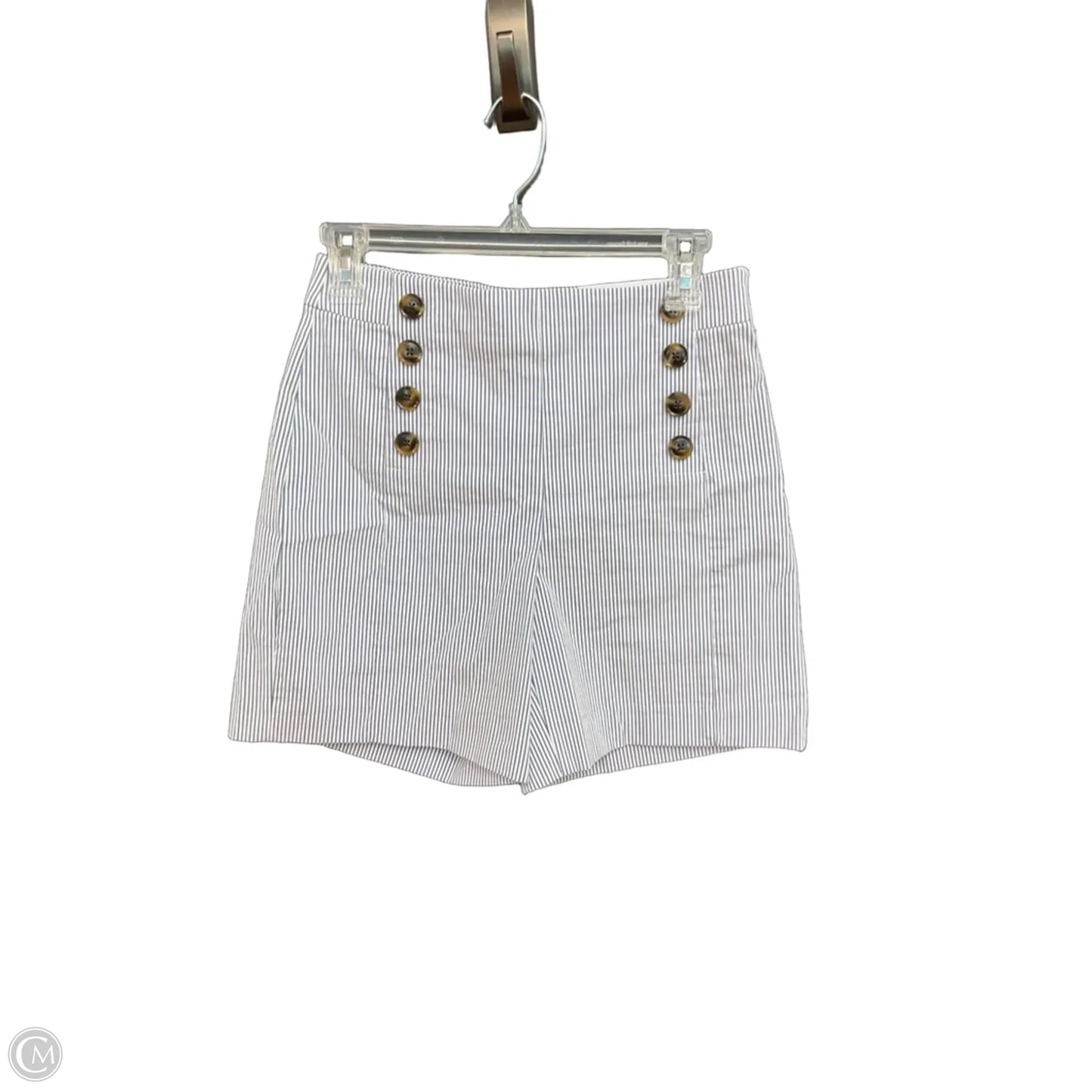 Shorts By Ann Taylor In Striped Pattern, Size: 0