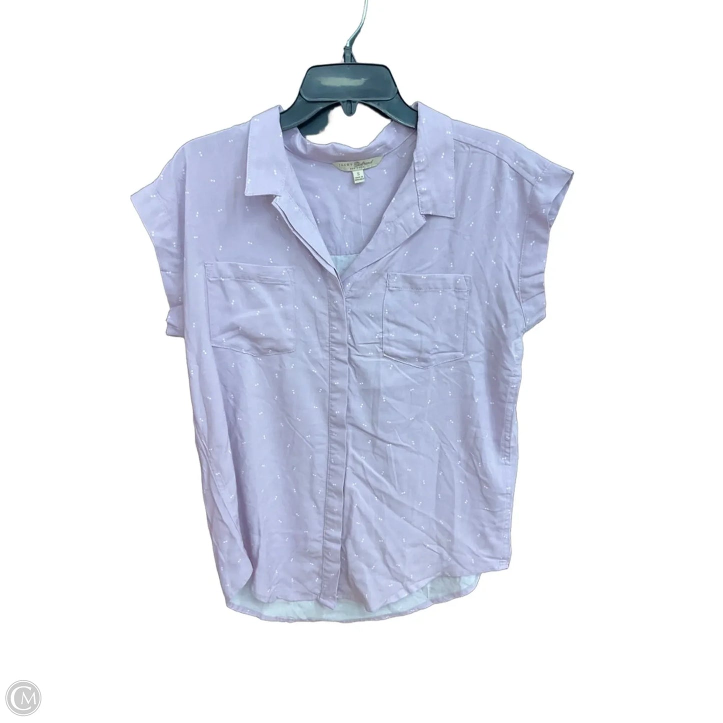 Top Short Sleeve By Jachs Girlfirend In Purple, Size: S