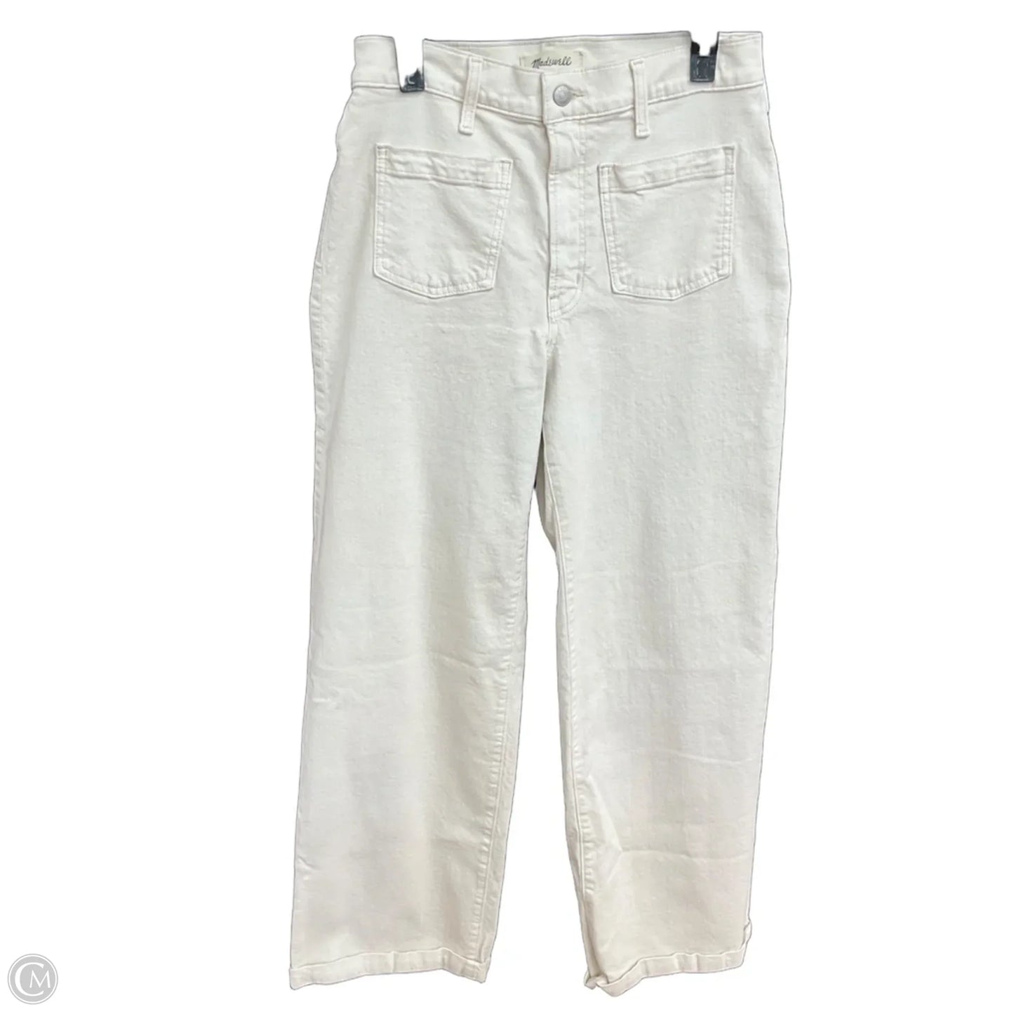 Jeans Straight By Madewell In White, Size: 6