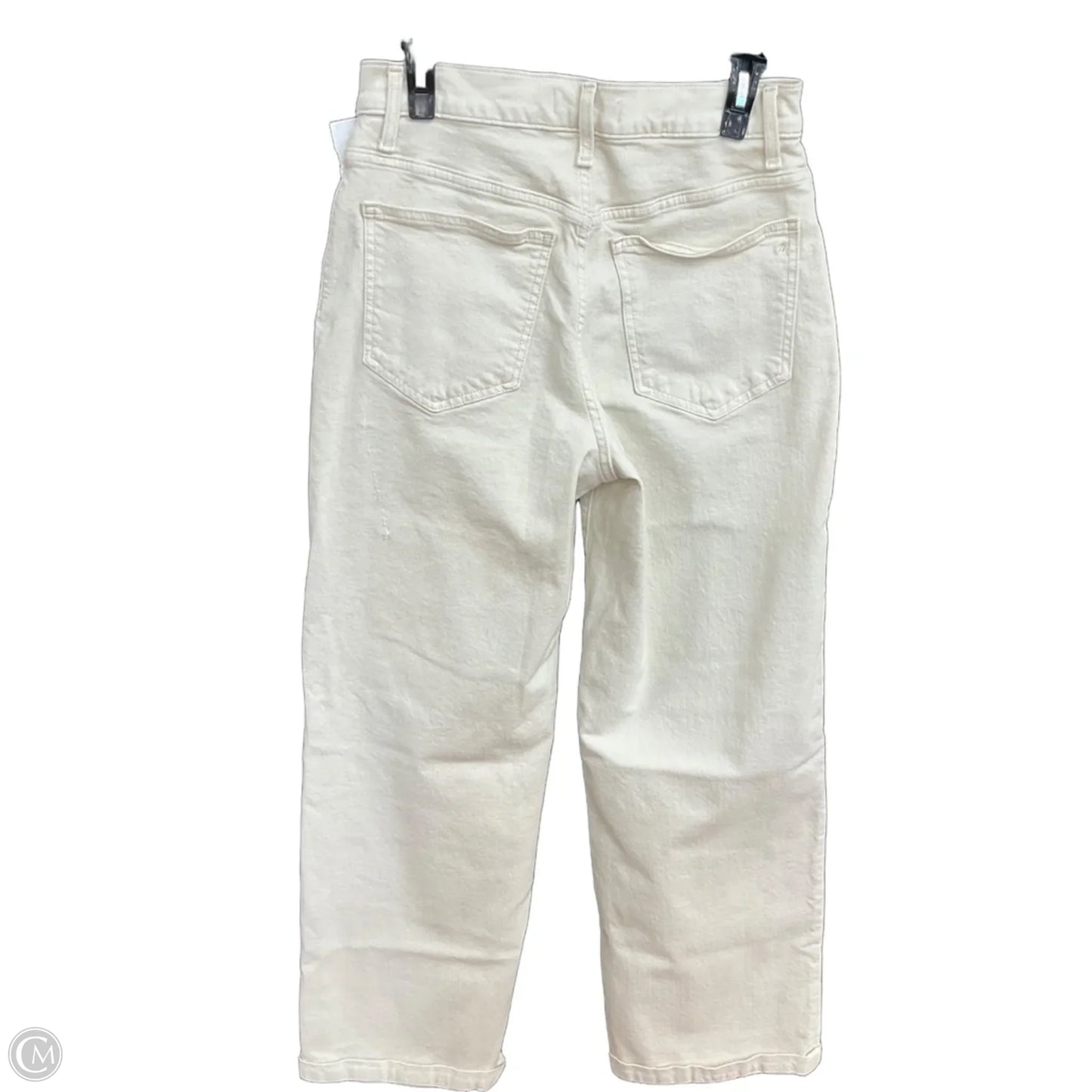 Jeans Straight By Madewell In White, Size: 6