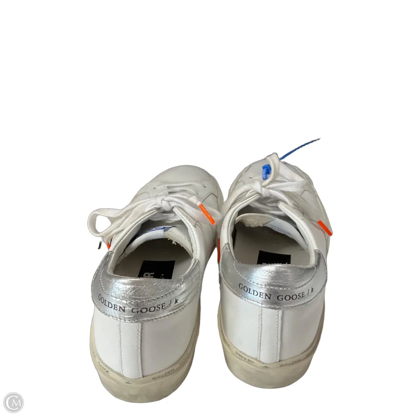 Shoes Luxury Designer By Golden Goose In White, Size: 7.5