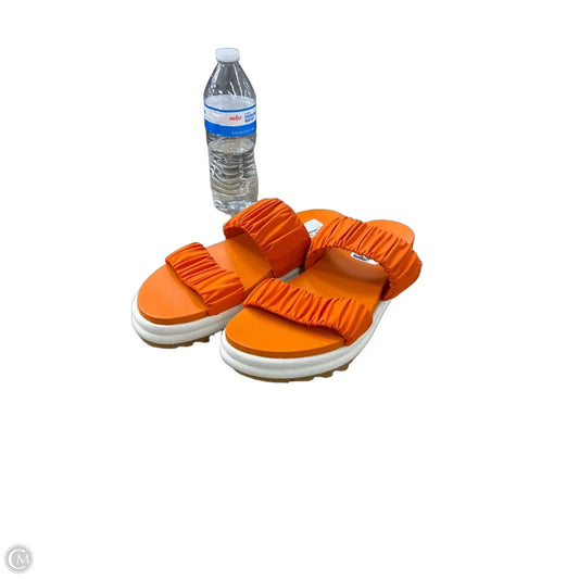 Sandals Flats By Sorel In Orange, Size: 10
