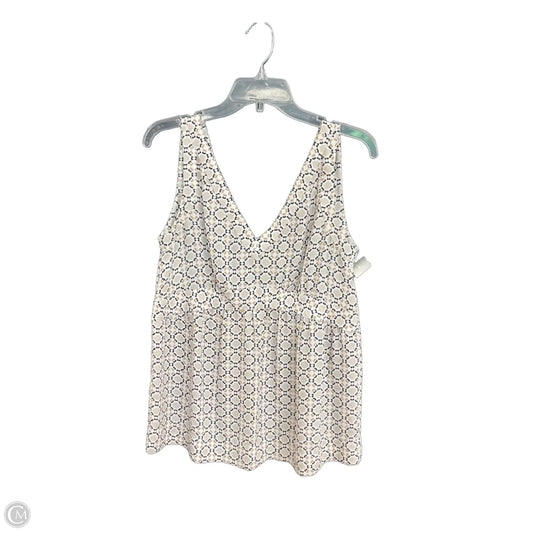 Top Sleeveless By Loft In Beige, Size: S