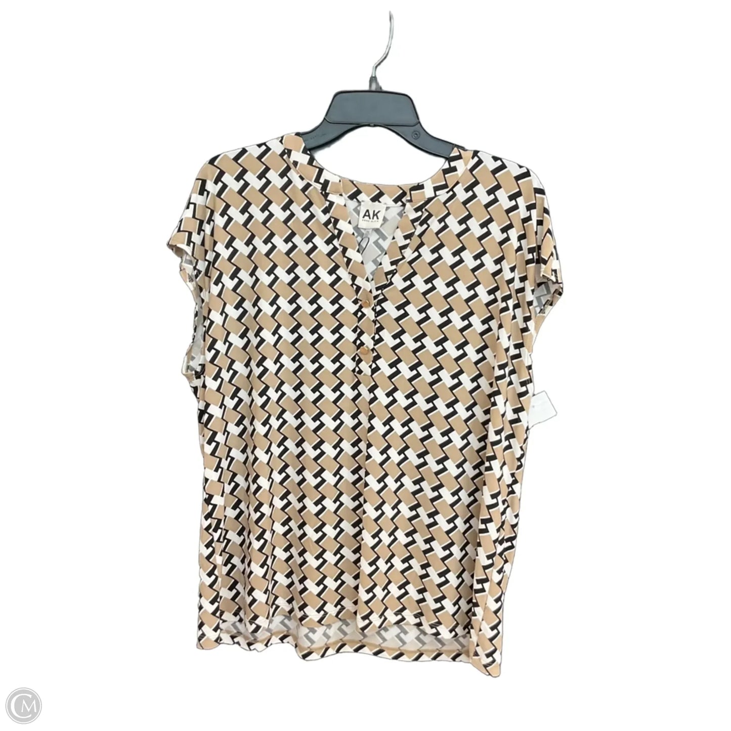 Top Sleeveless By Anne Klein In Beige, Size: Xl