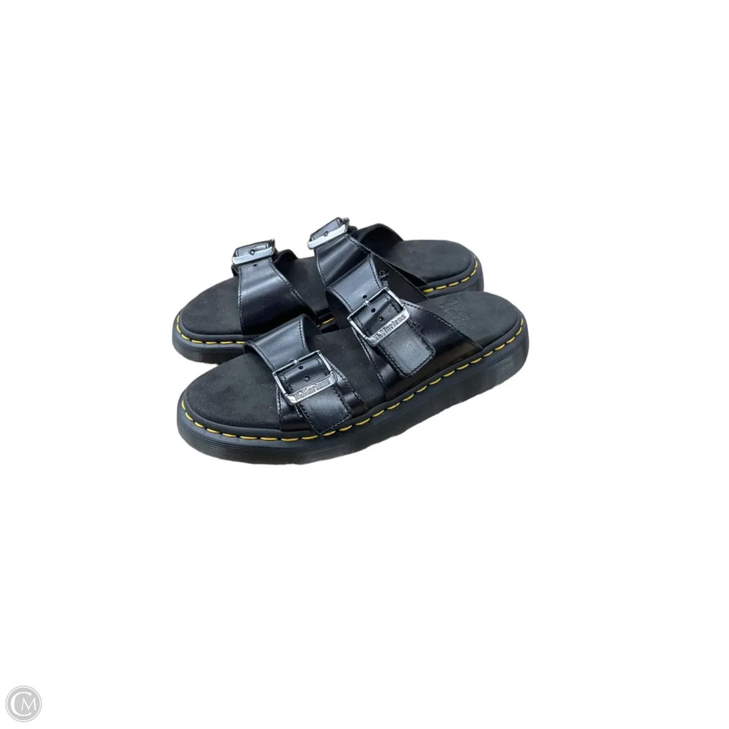 Sandals Flats By Dr Martens In Black, Size: 8