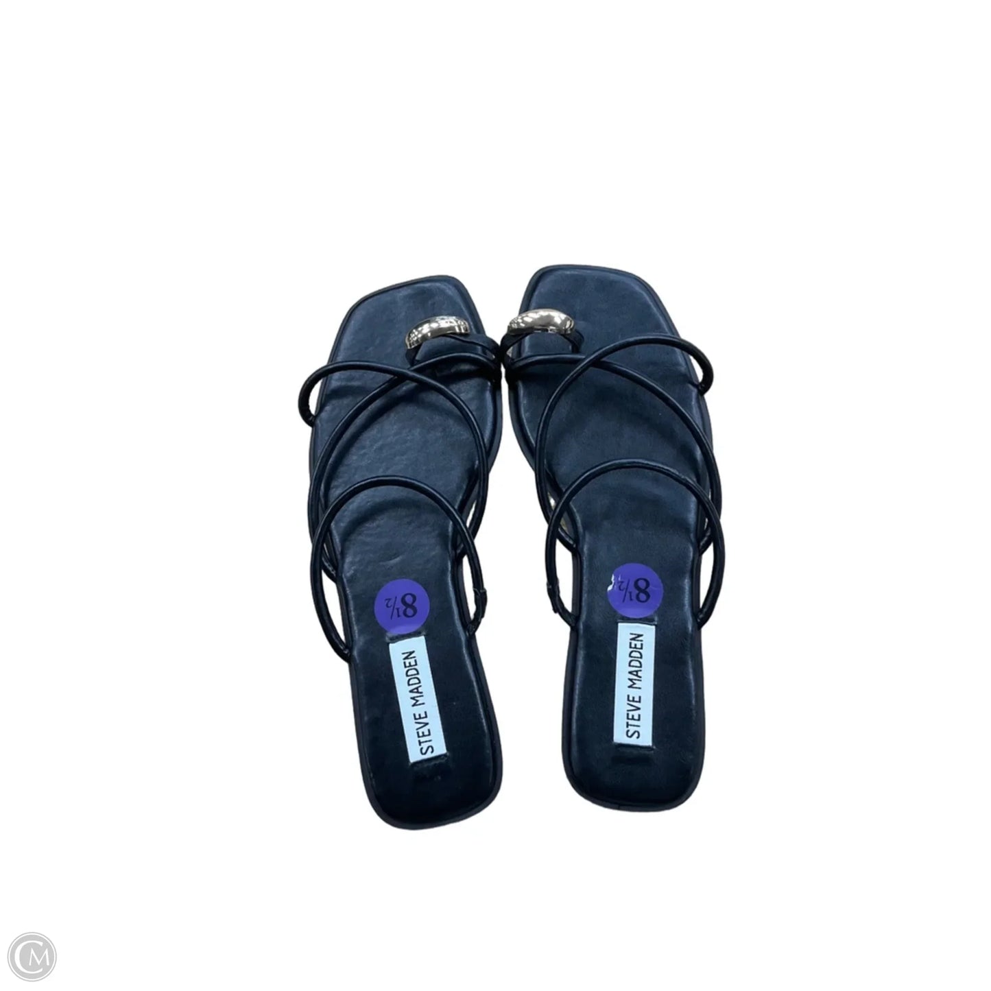 Sandals Flats By Steve Madden In Black, Size: 8.5