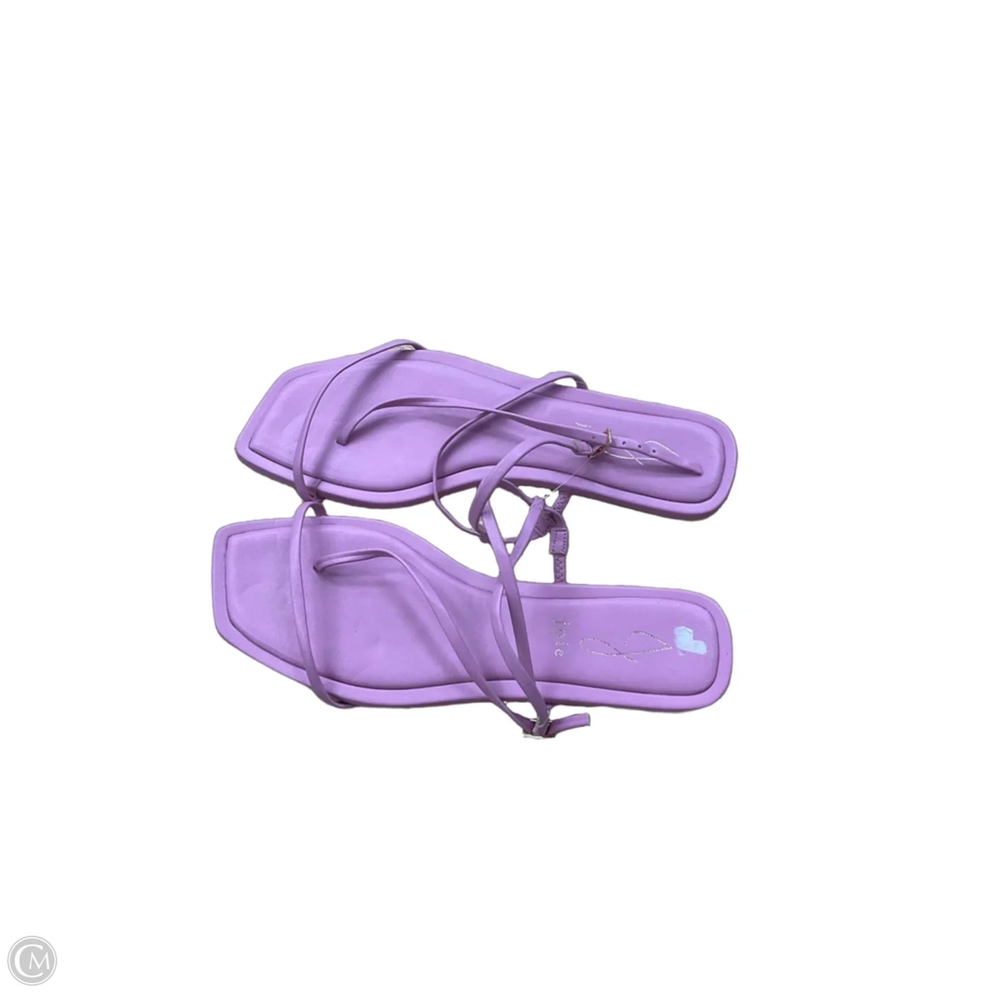 Sandals Flats By Joie In Purple, Size: 8