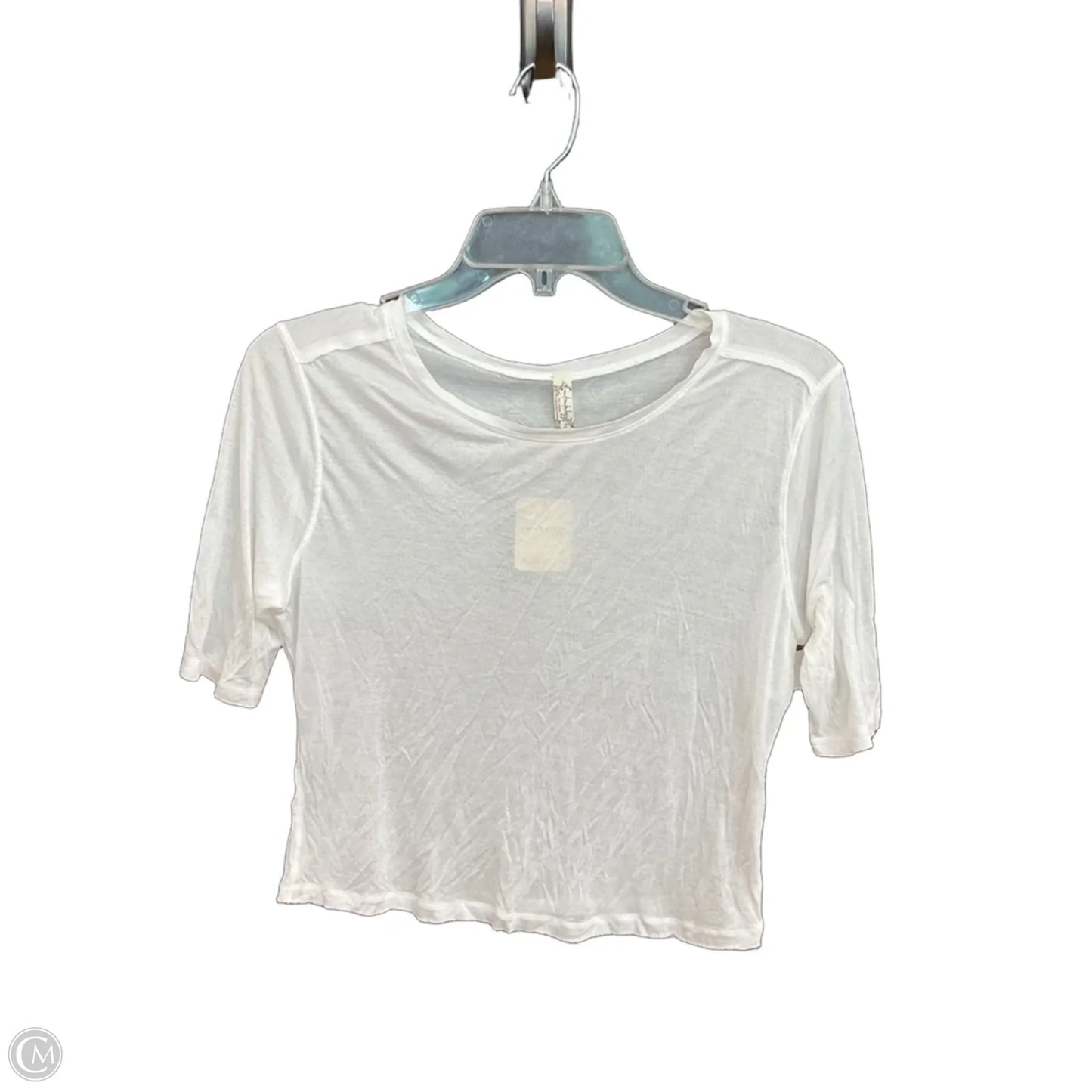 Top Short Sleeve By Free People In White, Size: Sp