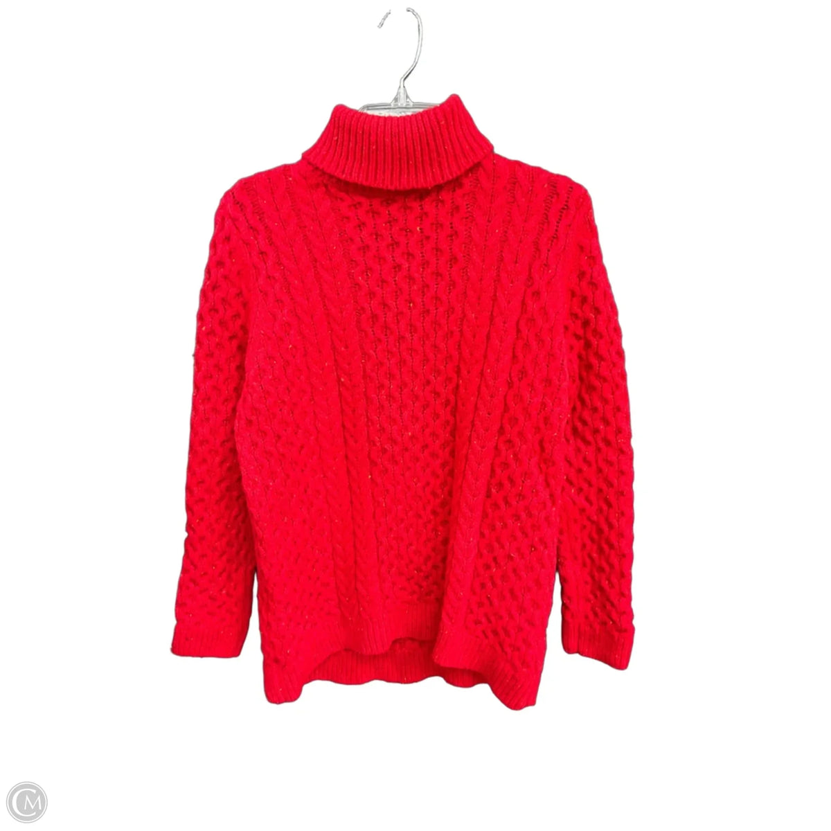 Sweater By Lands End In Red, Size: M