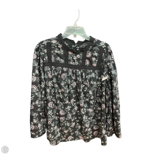 Top Long Sleeve By Lane Bryant In Floral Print, Size: 1x