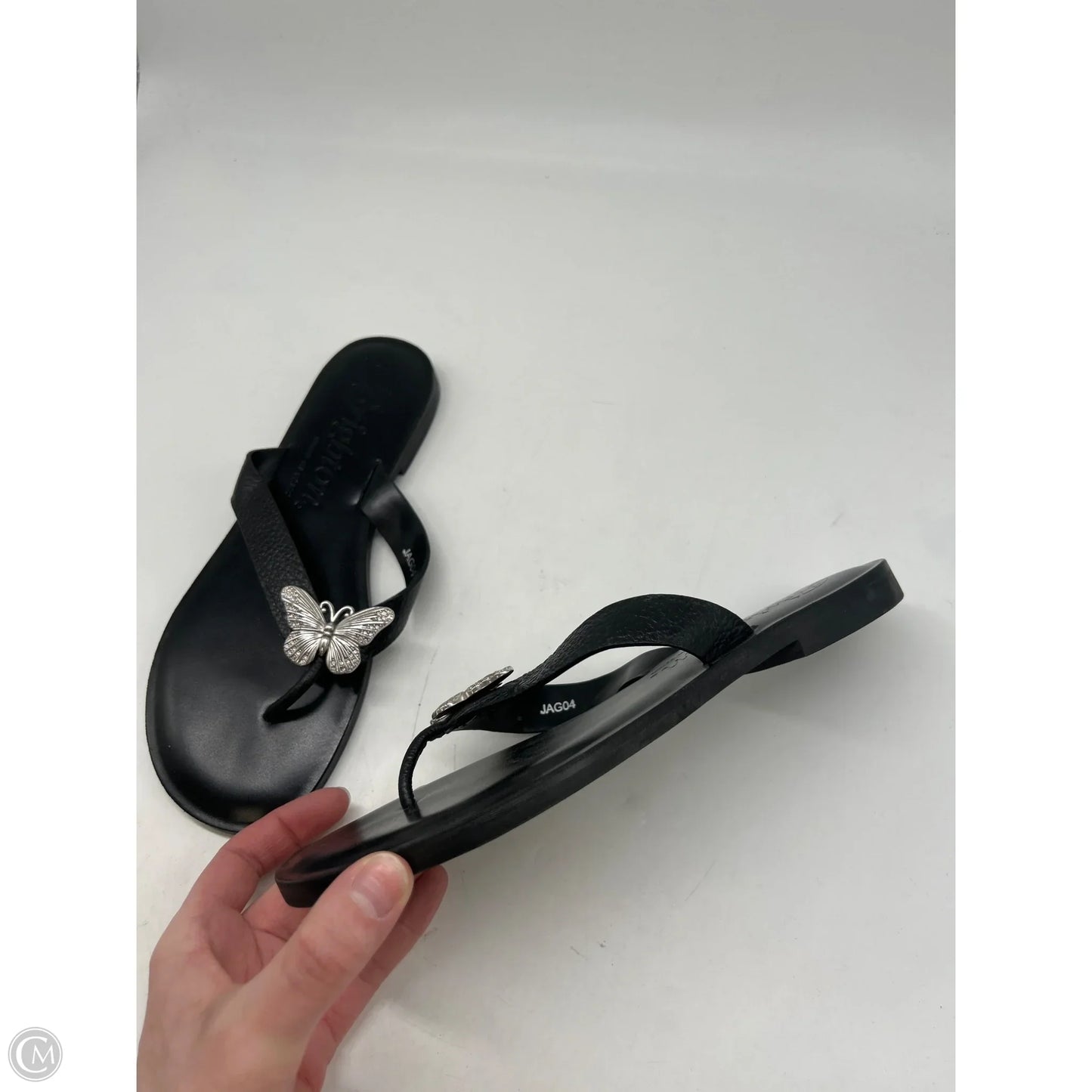 Sandals Flats By Brighton In Black, Size: 7.5