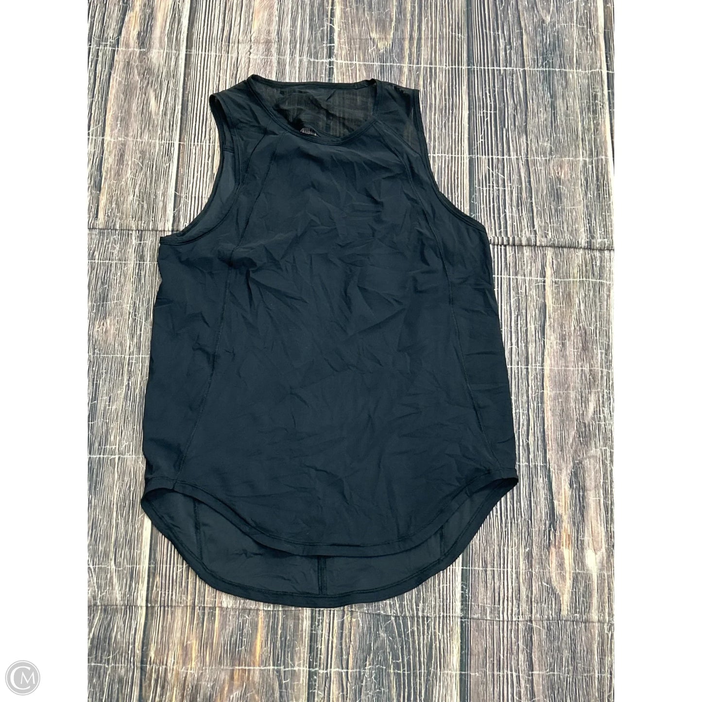 Athletic Tank Top By Lululemon In Black, Size: M