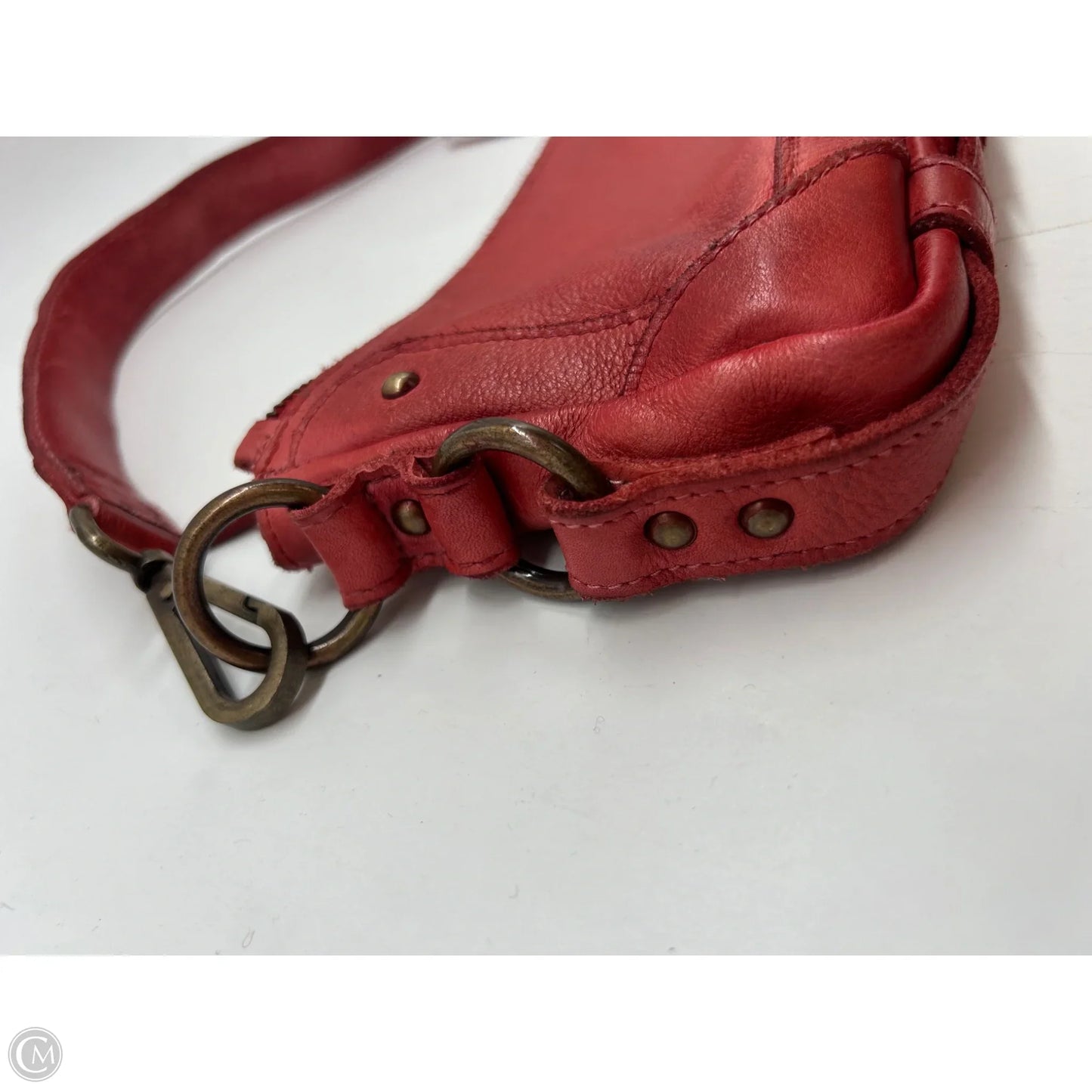 Handbag Leather By Free People, Size: Small