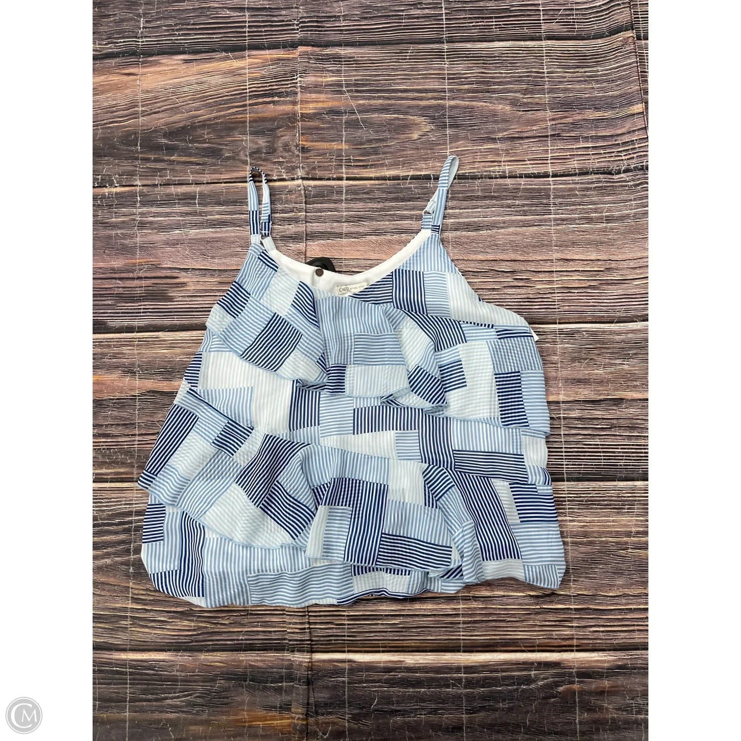 Tank Top By Cato In Blue, Size: M