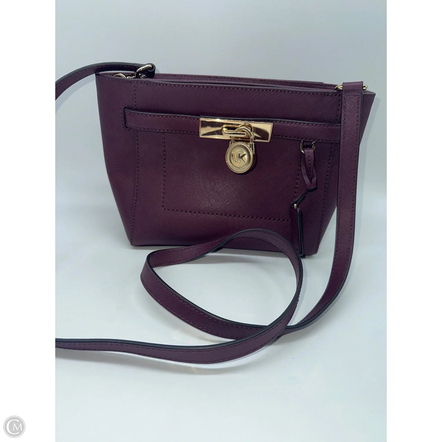 Handbag Leather By Michael By Michael Kors, Size: Small