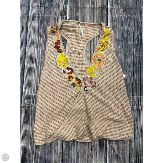 Tank Top By Free People In Tan, Size: S