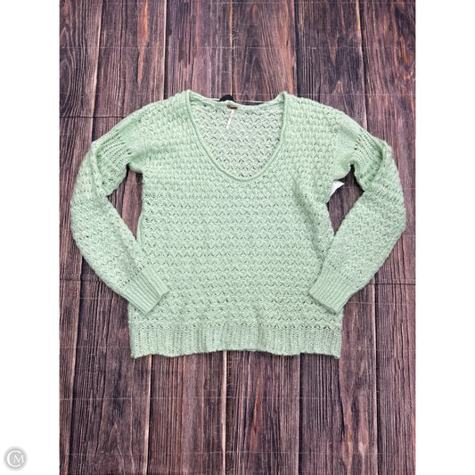 Sweater By Free People In Green, Size: L