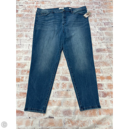 Jeans Skinny By Sofia By Sofia Vergara In Blue Denim, Size: 22