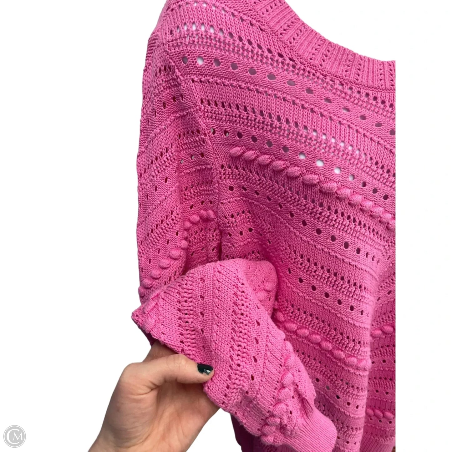 Sweater By Loft In Pink, Size: L