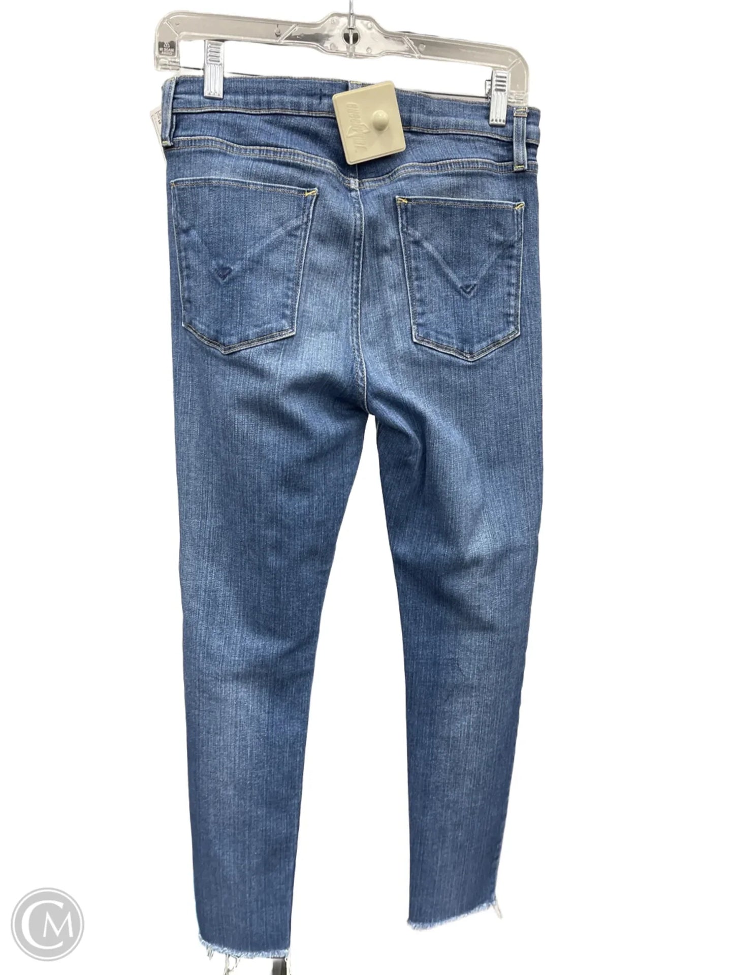 Jeans Skinny By Hudson In Blue Denim, Size: 10