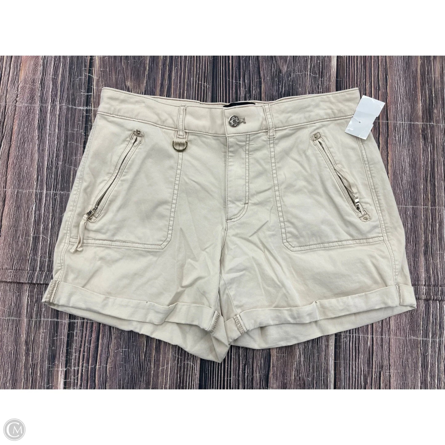 Shorts By White House Black Market In Cream, Size: 10