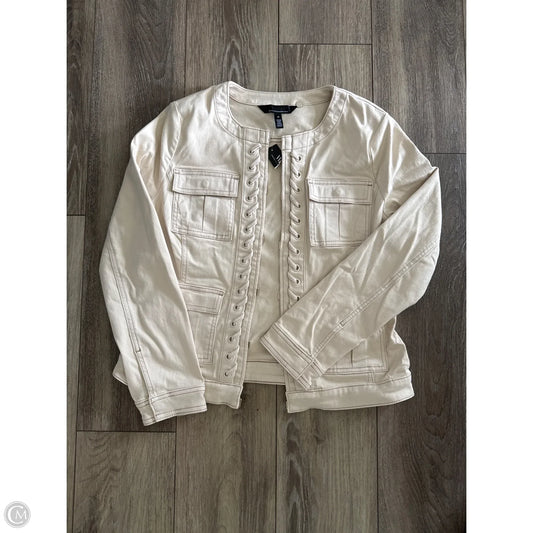 Jacket Other By White House Black Market In Cream, Size: 10