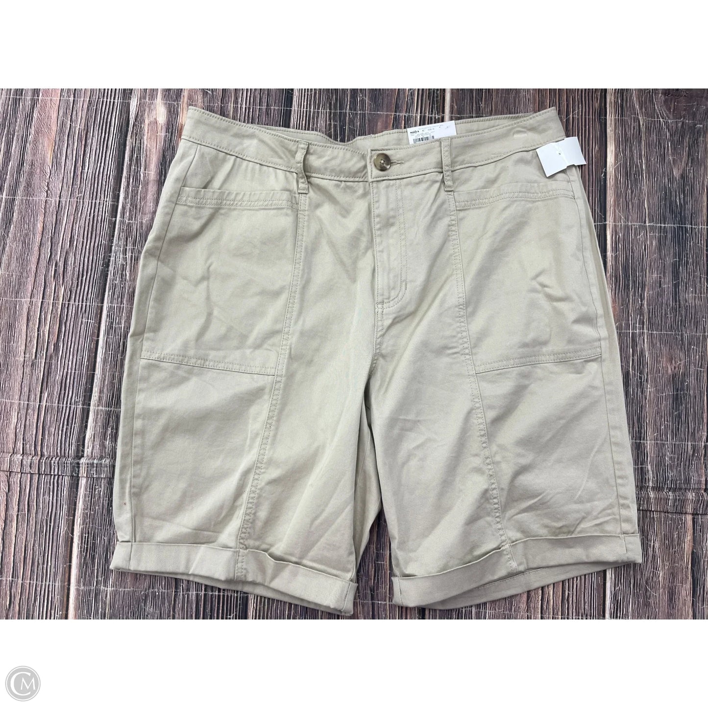 Shorts By Croft And Barrow In Cream, Size: 16