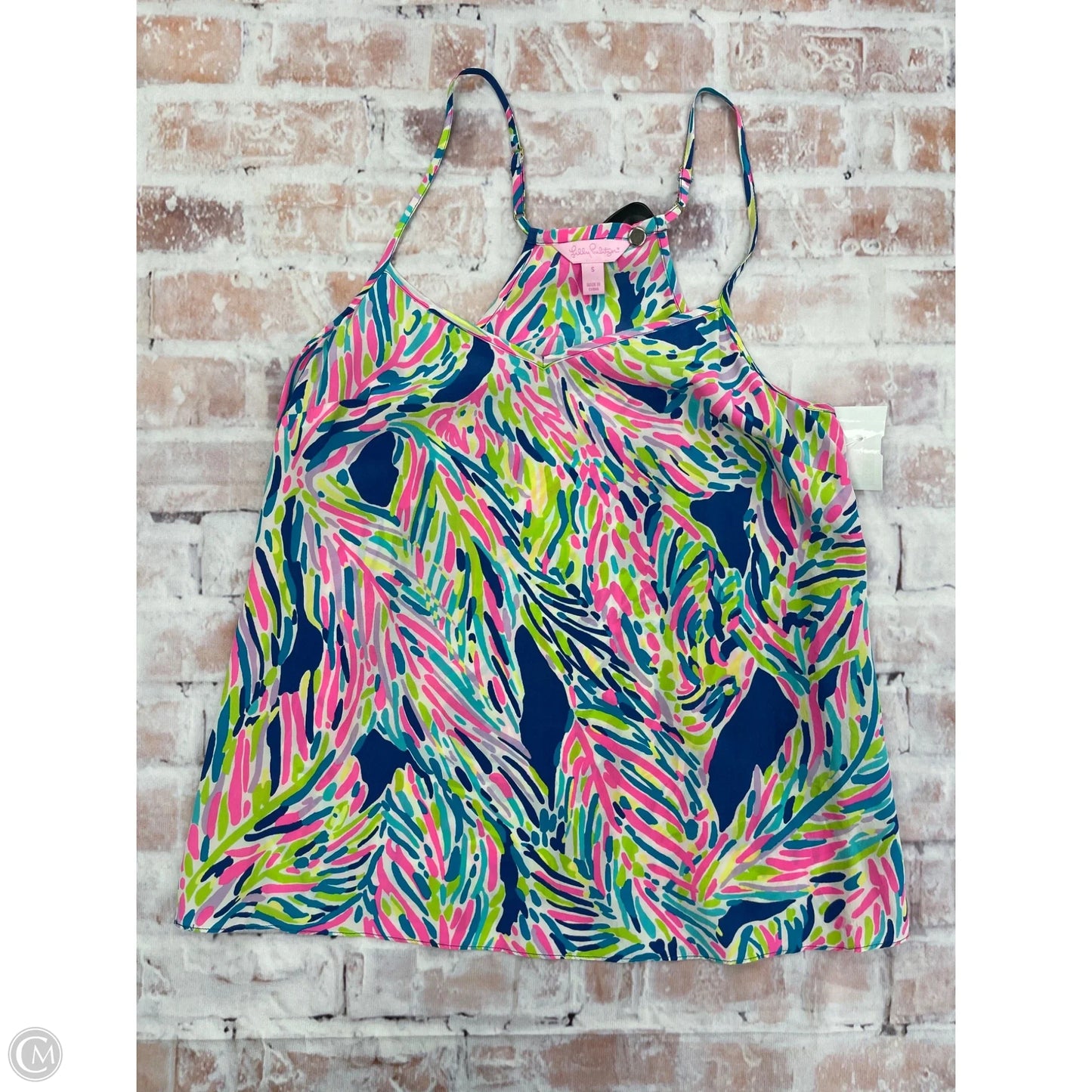 Tank Top Designer By Lilly Pulitzer In Blue, Size: S