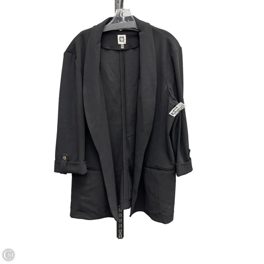 Blazer By Anne Klein In Black, Size: Xl