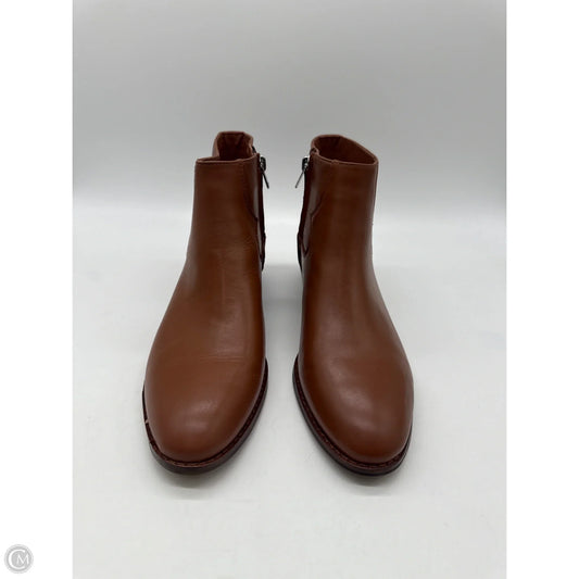 Boots Designer By Coach In Brown, Size: 8.5