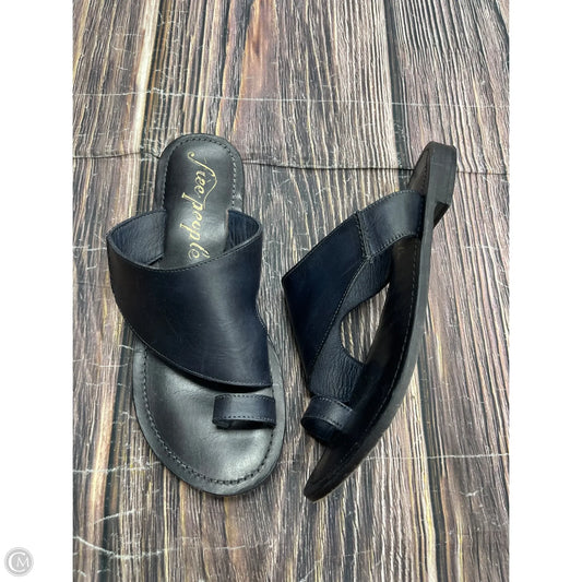 Sandals Flats By Free People In Navy, Size: 6