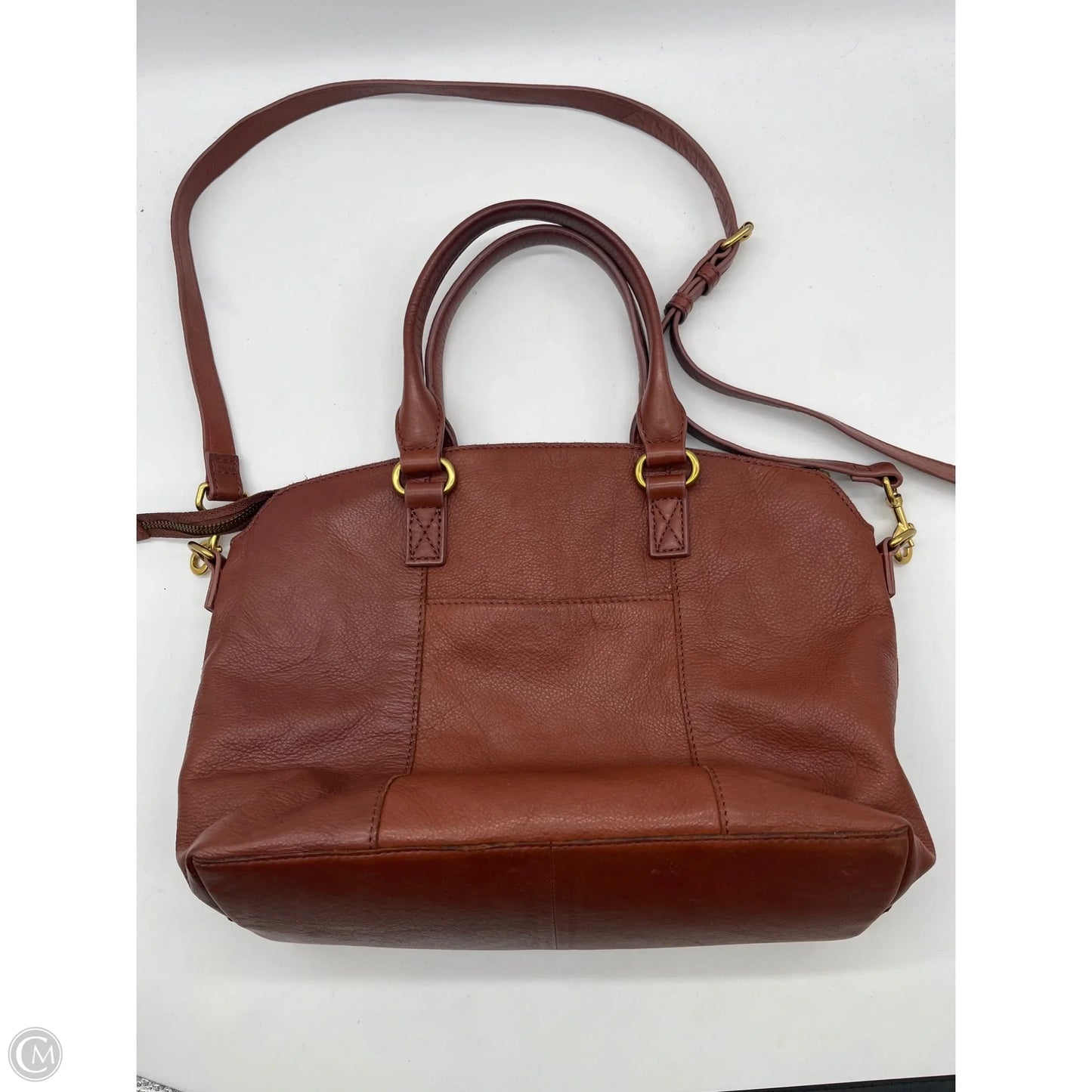 Crossbody Leather By Cmb, Size: Medium