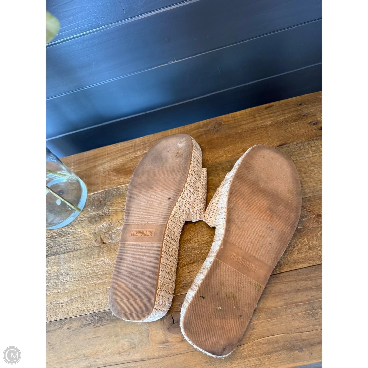 Sandals Flats By Cushionaire In Tan, Size: 8