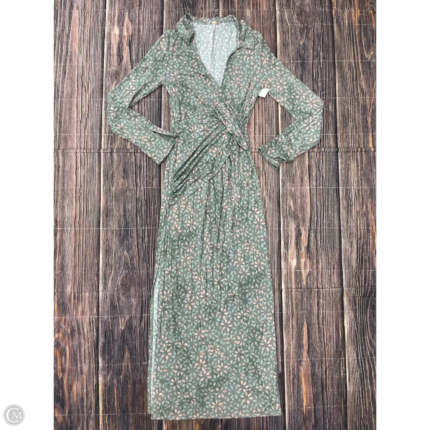 Dress Casual Maxi By Free People In Green, Size: Xs