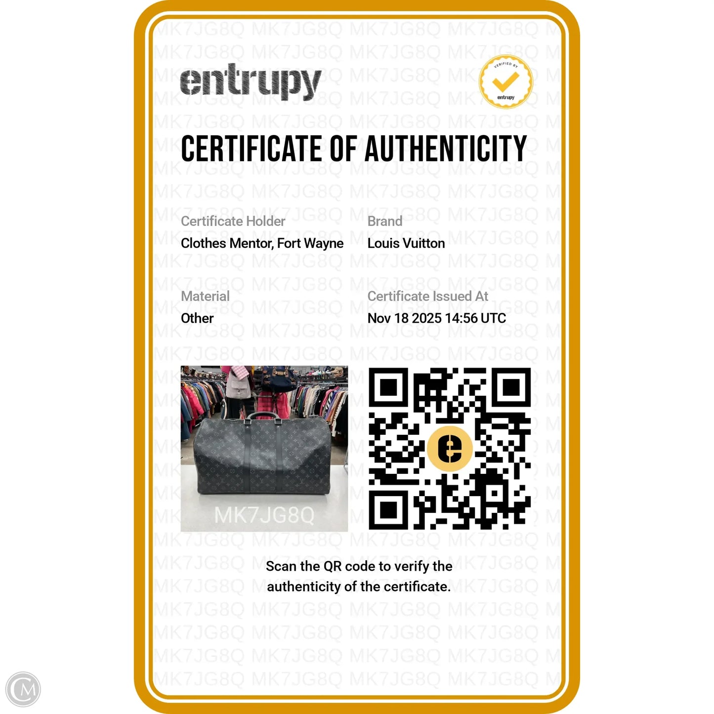 Duffle And Weekender Luxury Designer By Louis Vuitton, Size: Large