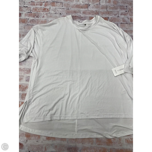 Athletic Top Short Sleeve By Athleta In White, Size: 3x