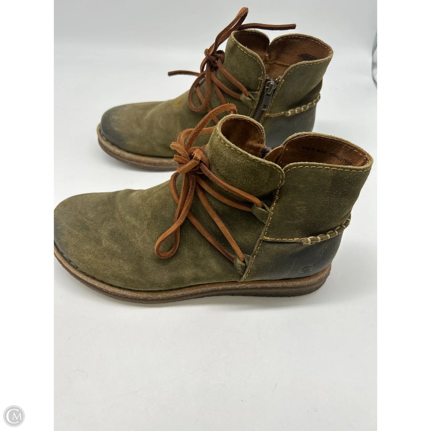 Boots Ankle Flats By Born In Green, Size: 9