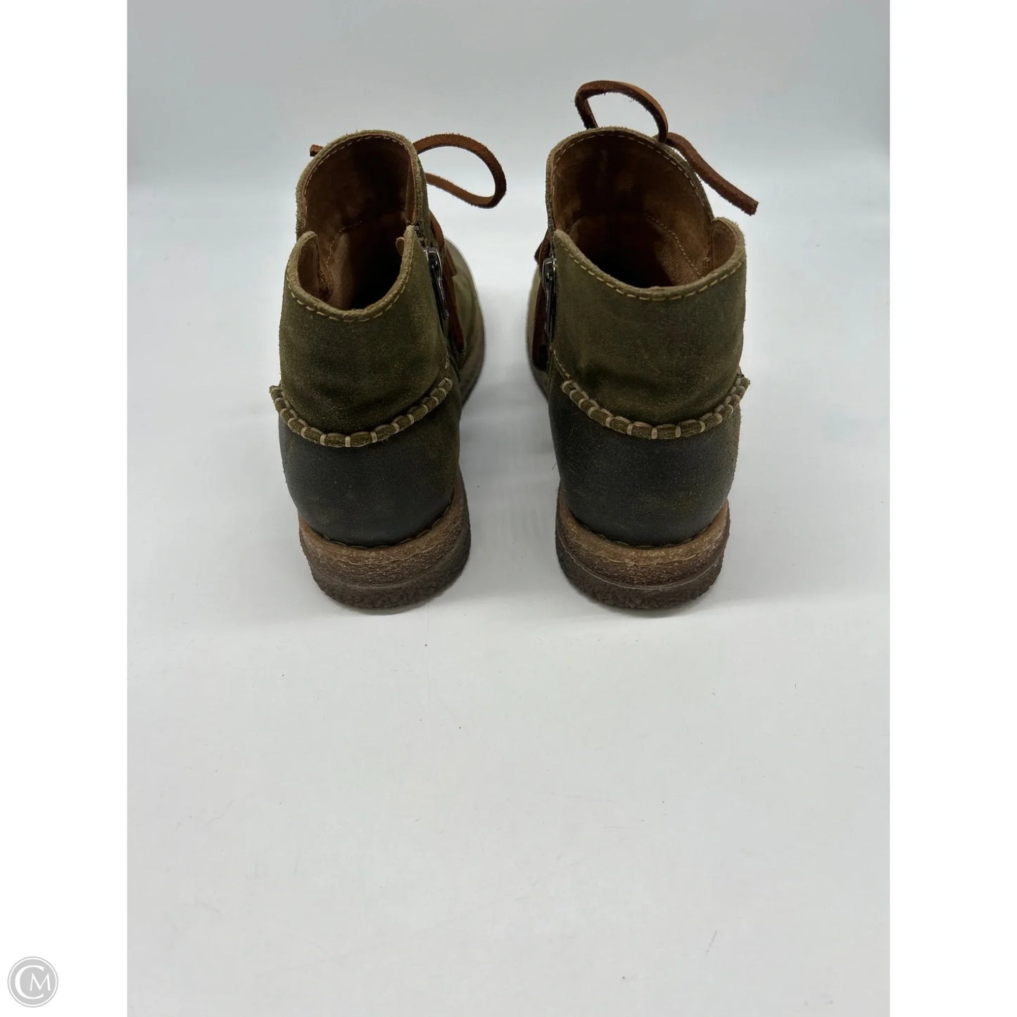 Boots Ankle Flats By Born In Green, Size: 9