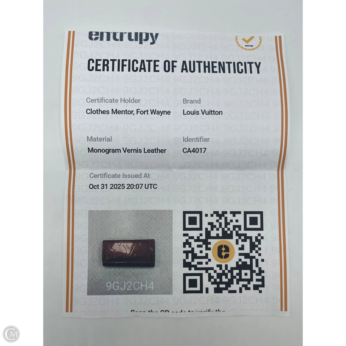 Wallet Luxury Designer By Louis Vuitton, Size: Small