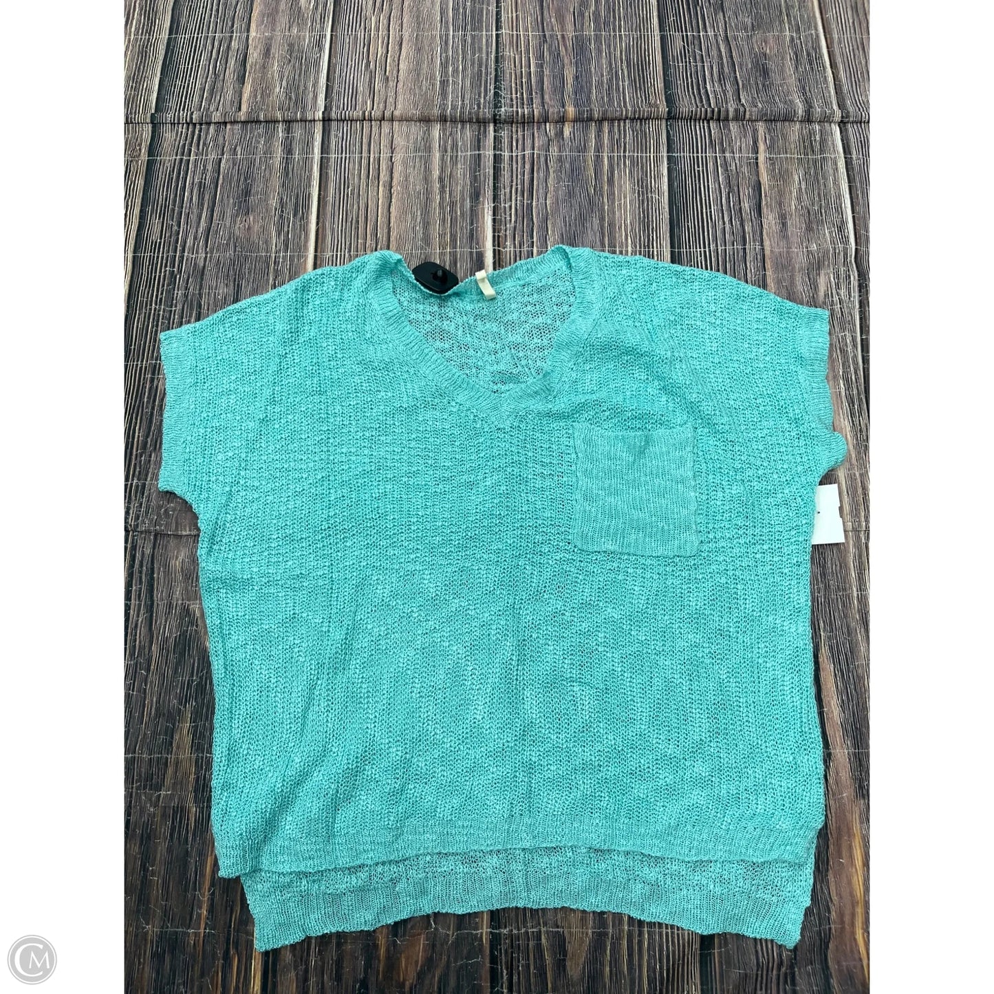 Top Short Sleeve By Pol In Blue, Size: S