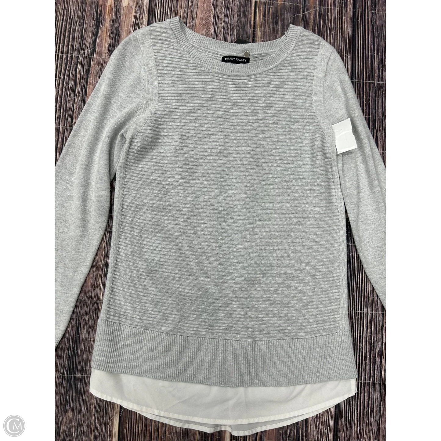 Sweater By Hilary Radley In Grey, Size: S