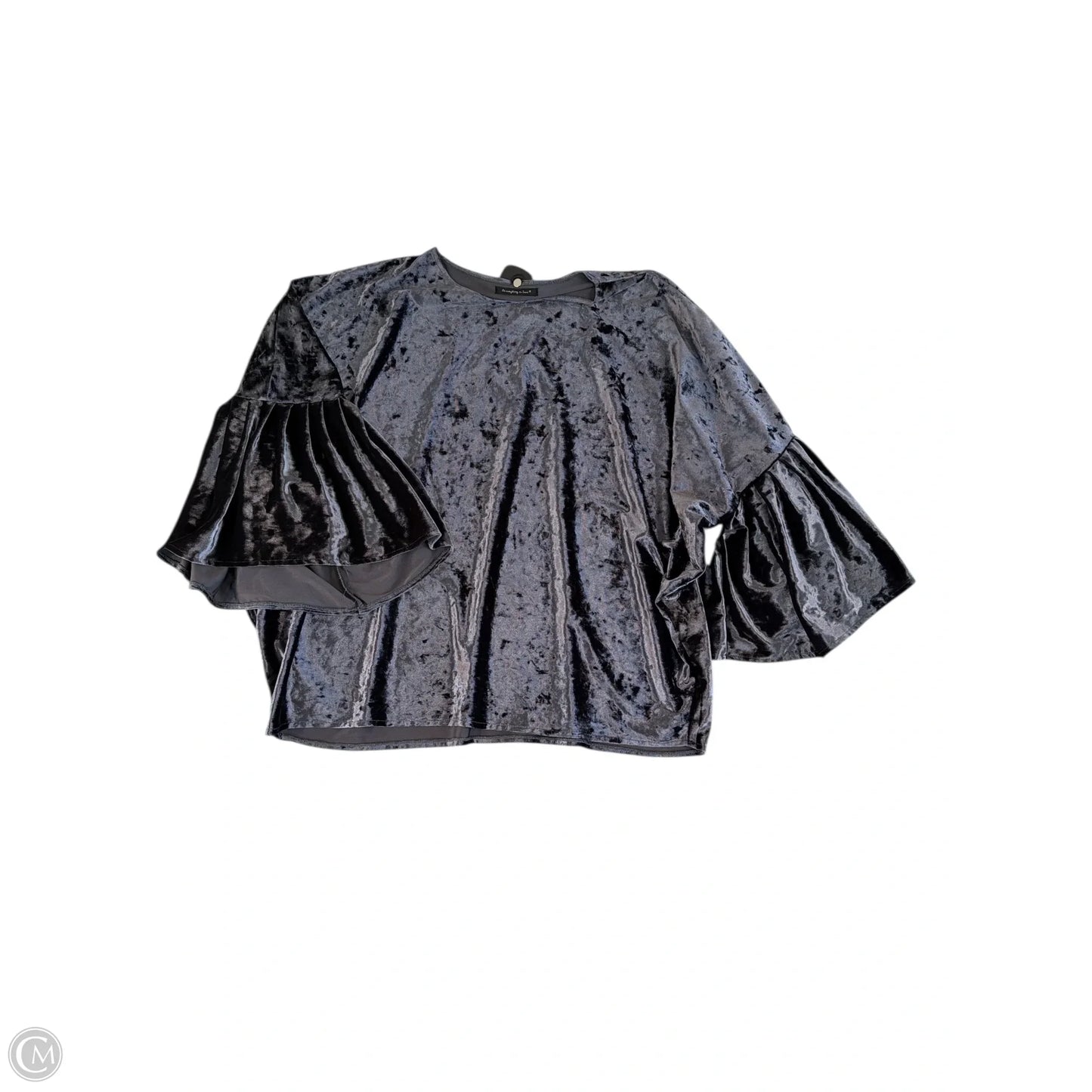 Top Long Sleeve By Do Everything In Love In Blue, Size: Osfm