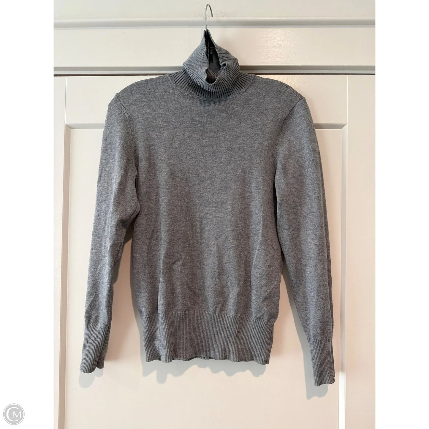 Top Long Sleeve Basic By Time And Tru In Grey, Size: S