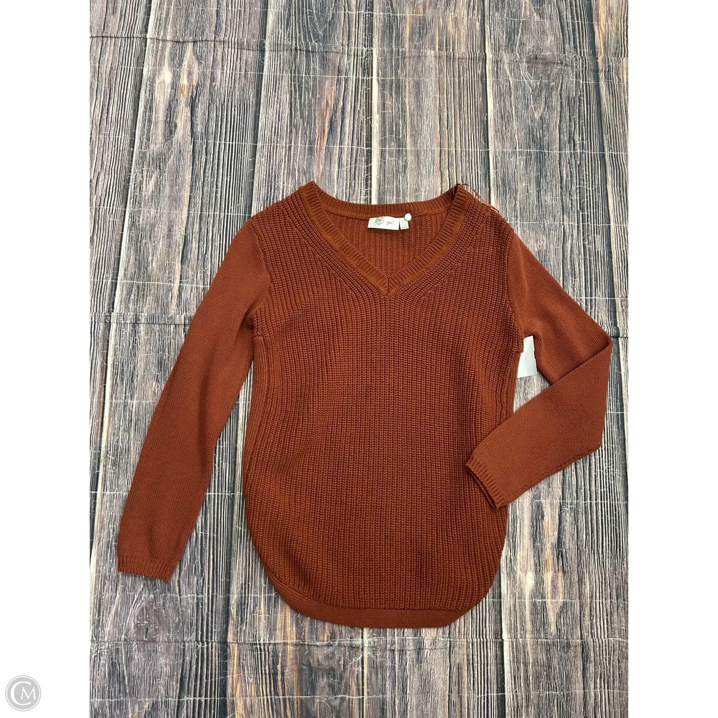 Sweater By Rd Style In Orange, Size: M